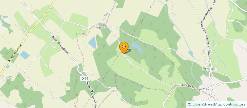 localisation de l'entreprise MONSIEUR PIERRE PELISSOU  PEYROLE