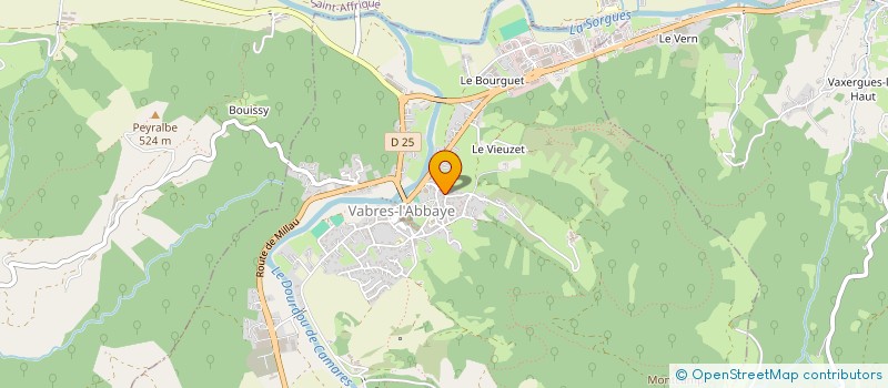 localisation de l'entreprise MONSIEUR PIERRE PELISSOU  MILLAU