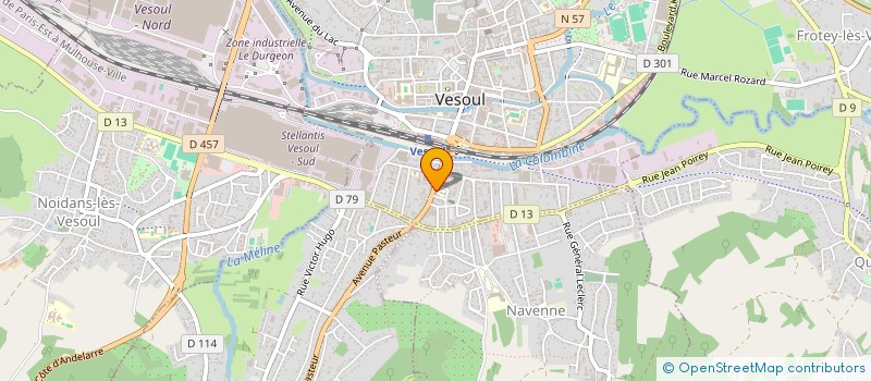 localisation de l'entreprise MONSIEUR PIERRE PELLEGRINELLI  VESOUL