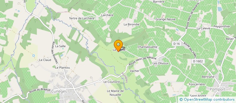 localisation de l'entreprise MONSIEUR PIERRE PELLETANT à POMPORT