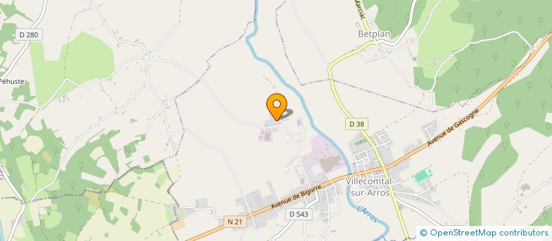 localisation de l'entreprise MONSIEUR PIERRE PELLIZZARI  MALABAT