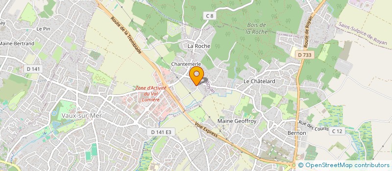 localisation de l'entreprise MONSIEUR PIERRE PELTIN à VAUX-SUR-MER