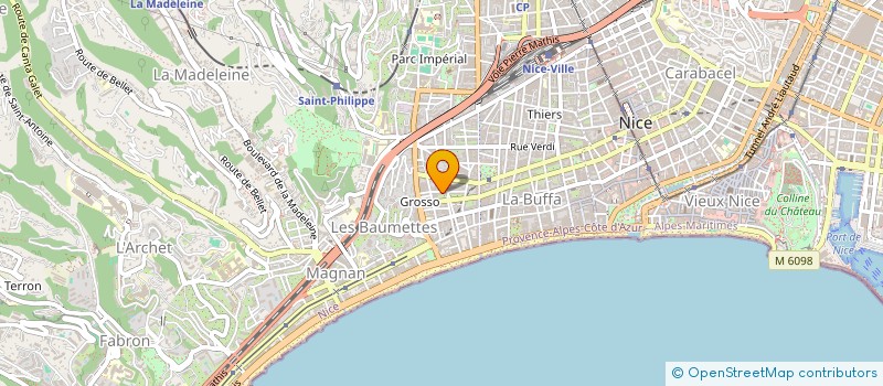 localisation de l'entreprise MONSIEUR PIERRE PENA à NICE