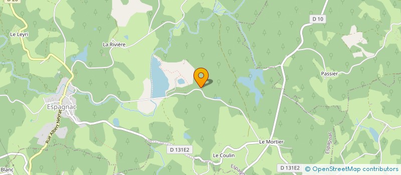 localisation de l'entreprise MONSIEUR PIERRE PENELAUD  LAGUENNE-SUR-AVALOUZE