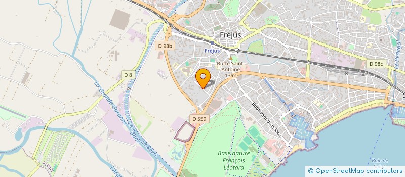 localisation de l'entreprise MONSIEUR PIERRE PERAUDIN à FREJUS