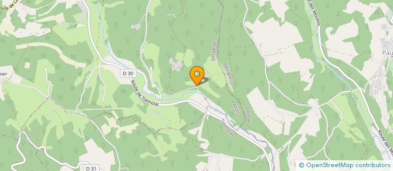 localisation de l'entreprise MONSIEUR PIERRE PERCHE  PEZULS