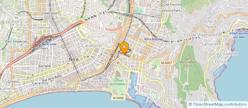 localisation de l'entreprise MONSIEUR PIERRE PEREZ à NICE