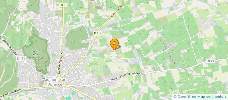 localisation de l'entreprise MONSIEUR PIERRE PEREZ  CAUMONT-SUR-DURANCE