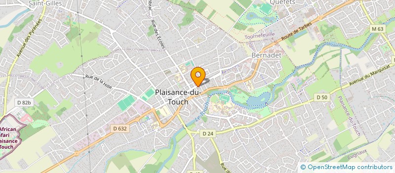 localisation de l'entreprise MONSIEUR PIERRE PERIDIER  PLAISANCE-DU-TOUCH