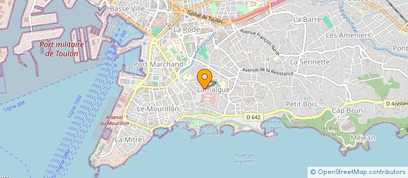 localisation de l'entreprise MONSIEUR PIERRE PERIER  TOULON