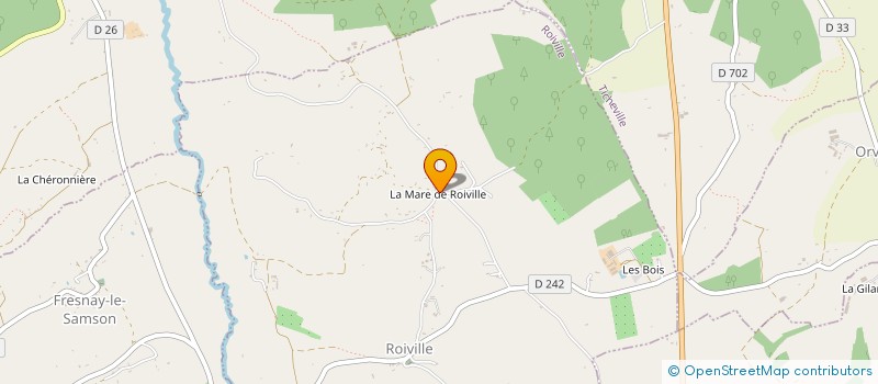localisation de l'entreprise MONSIEUR PIERRE PERMIN à ROIVILLE