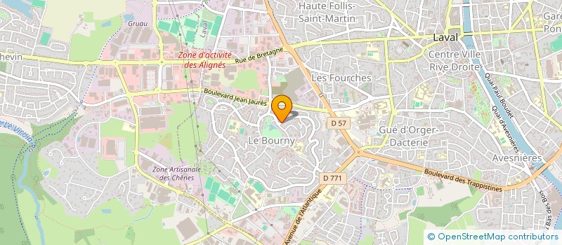 localisation de l'entreprise MONSIEUR PIERRE PERON à LAVAL