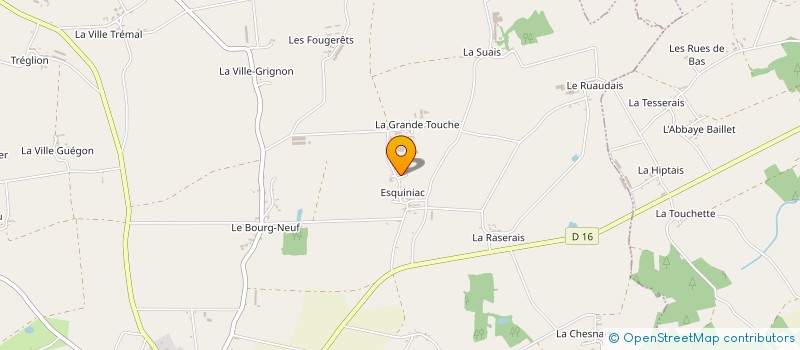 localisation de l'entreprise MONSIEUR PIERRE PEROT  GUILLIERS