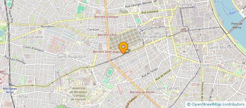 localisation de l'entreprise MONSIEUR PIERRE PERRAUT  BORDEAUX