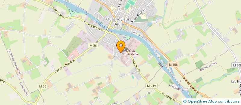 localisation de l'entreprise MONSIEUR PIERRE PERRIN à QUESNOY-SUR-DEULE