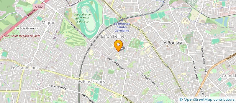 localisation de l'entreprise MONSIEUR PIERRE PERRINET à LE BOUSCAT