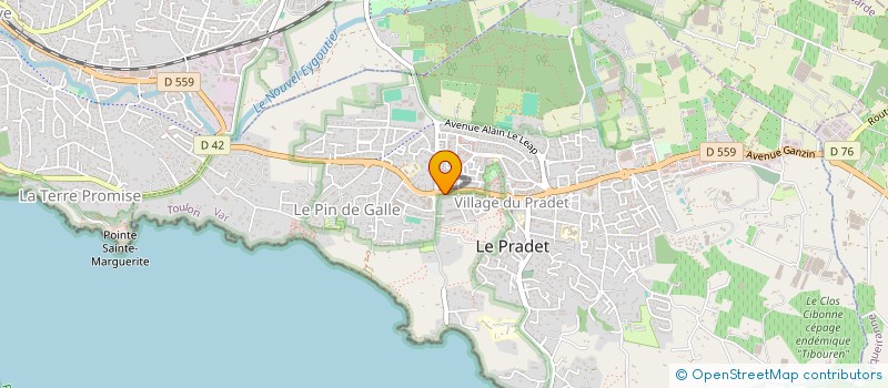 localisation de l'entreprise MONSIEUR PIERRE PERUZZI  LA GARDE