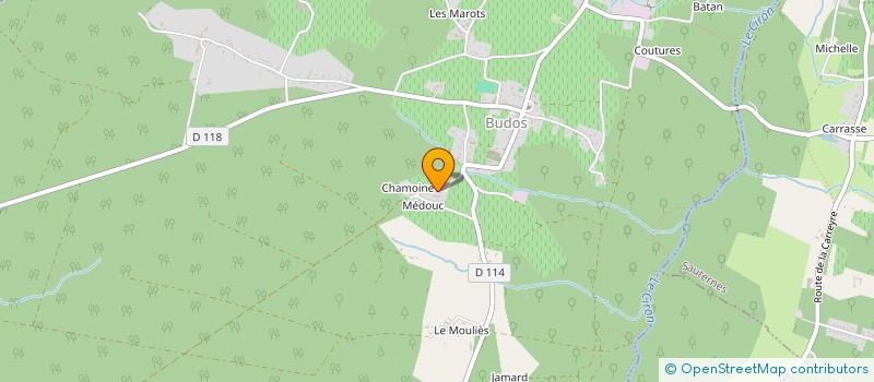 localisation de l'entreprise MONSIEUR PIERRE PESCAROLO à BUDOS