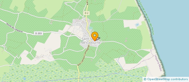 localisation de l'entreprise MONSIEUR PIERRE PESENTI à SAINT-SEURIN-DE-CADOURNE