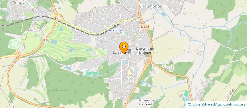 localisation de l'entreprise MONSIEUR PIERRE PESZYNSKI  LUZARCHES