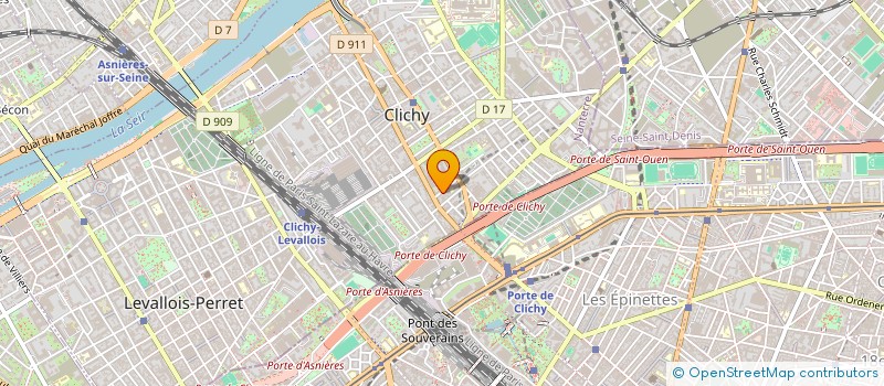localisation de l'entreprise MONSIEUR PIERRE PETEL à CLICHY