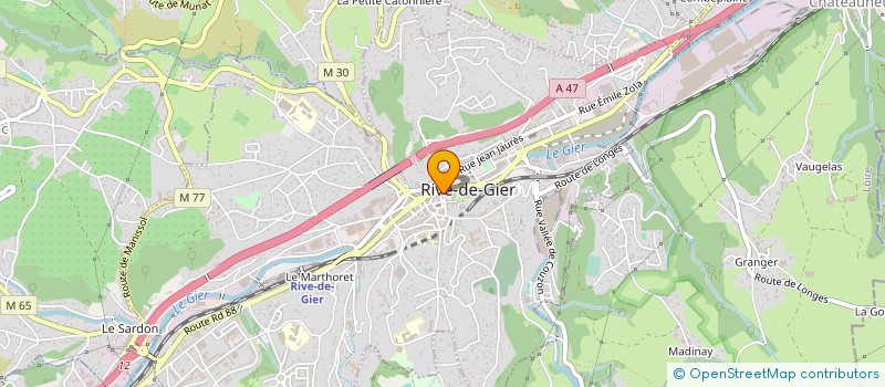 localisation de l'entreprise MONSIEUR PIERRE PETIOT à RIVE-DE-GIER