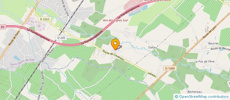 localisation de l'entreprise MONSIEUR PIERRE PETIT  ST-DENIS-DE-PILE