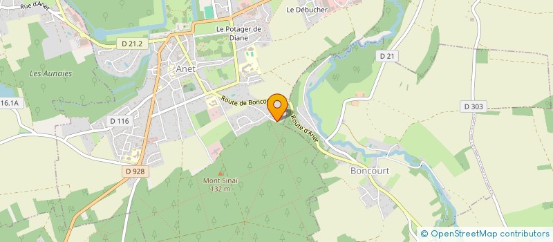 localisation de l'entreprise MONSIEUR PIERRE PETIT à ANET
