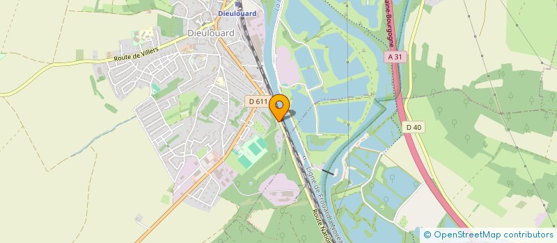 localisation de l'entreprise MONSIEUR PIERRE PETIT  DIEULOUARD