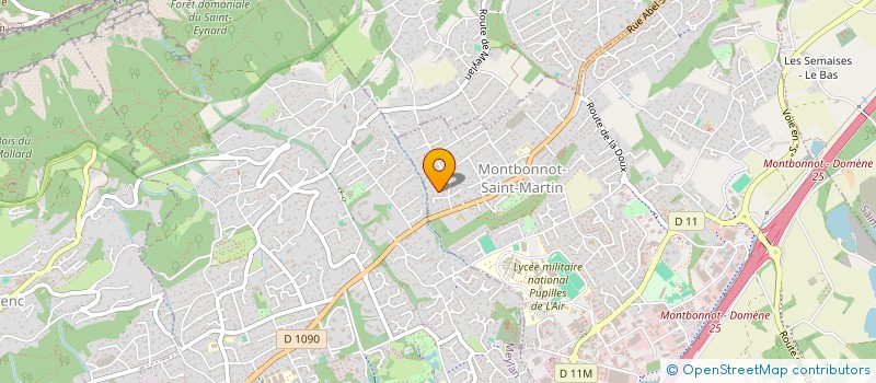 localisation de l'entreprise MONSIEUR PIERRE PETIT  MONTBONNOT-SAINT-MARTIN