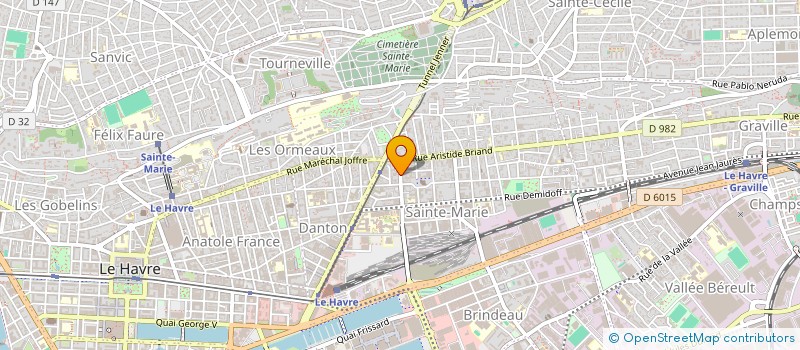 localisation de l'entreprise MONSIEUR PIERRE PETITHOMME  LE HAVRE