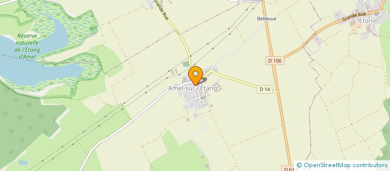 localisation de l'entreprise MONSIEUR PIERRE PETITJEAN à AMEL-SUR-L'ETANG