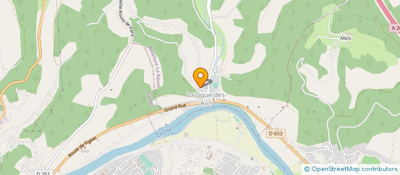 localisation de l'entreprise MONSIEUR PIERRE PETRIC  BELLEFONT-LA RAUZE