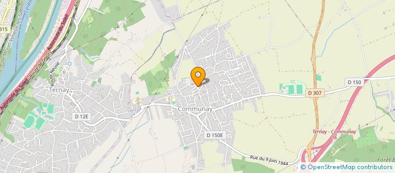 localisation de l'entreprise MONSIEUR PIERRE PEYRON  COMMUNAY