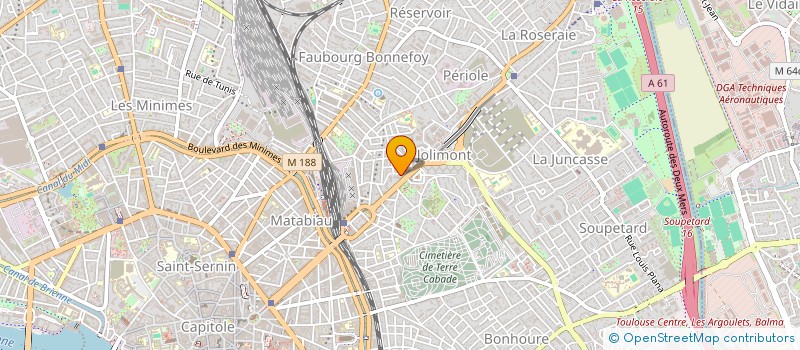 localisation de l'entreprise MONSIEUR PIERRE PEYTAVI à TOULOUSE
