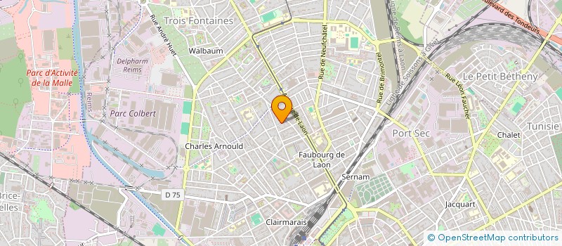 localisation de l'entreprise MONSIEUR PIERRE PHILBERT  REIMS