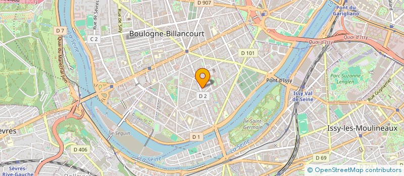 localisation de l'entreprise MONSIEUR PIERRE-PHILIPPE CANERI à BOULOGNE-BILLANCOURT