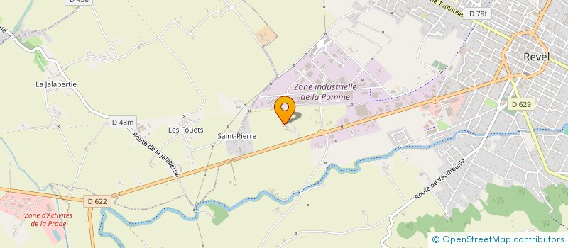 localisation de l'entreprise MONSIEUR PIERRE PHILIPPE CARNUS  REVEL