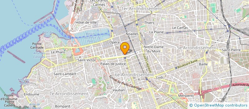 localisation de l'entreprise MONSIEUR PIERRE-PHILIPPE CUNIQUE  MARSEILLE