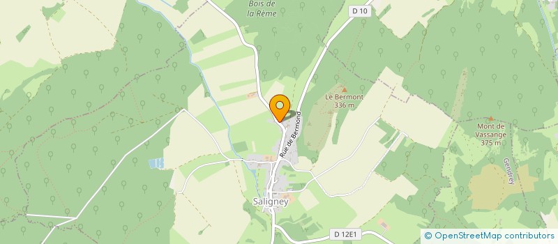 localisation de l'entreprise MONSIEUR PIERRE PIASENTIER  SALIGNEY