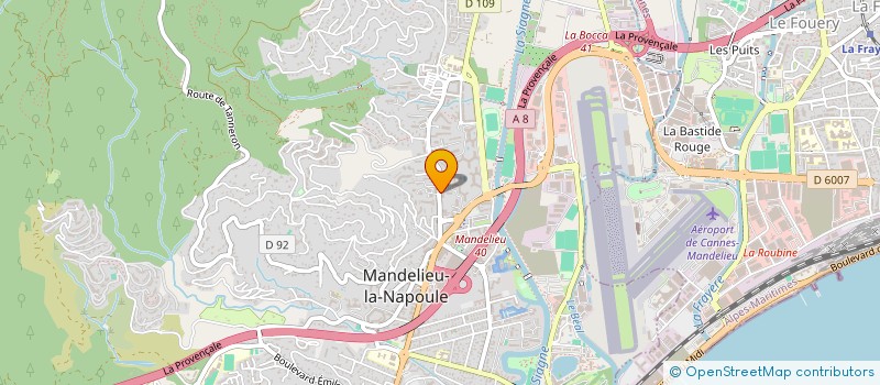 localisation de l'entreprise MONSIEUR PIERRE PICARD à MANDELIEU-LA-NAPOULE