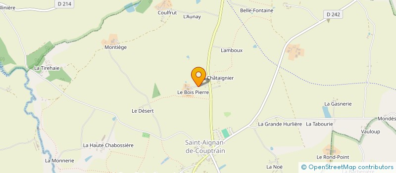 localisation de l'entreprise MONSIEUR PIERRE PICHEREAU  SAINT-AIGNAN-DE-COUPTRAIN