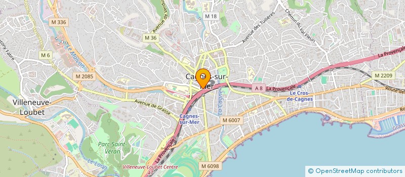 localisation de l'entreprise MONSIEUR PIERRE PICHON à CAGNES-SUR-MER