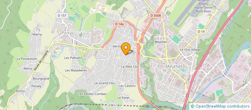 localisation de l'entreprise MONSIEUR PIERRE PIDANCET à EPAGNY METZ-TESSY