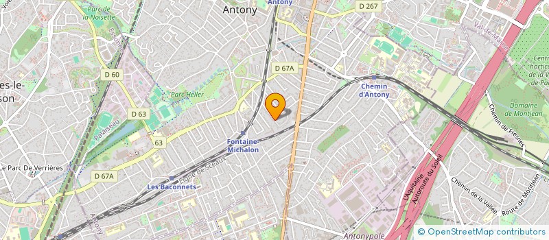 localisation de l'entreprise MONSIEUR PIERRE PIERRE LEFEBURE à ANTONY