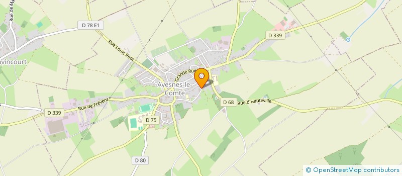 localisation de l'entreprise MONSIEUR PIERRE PIERRON  AVESNES-LE-COMTE