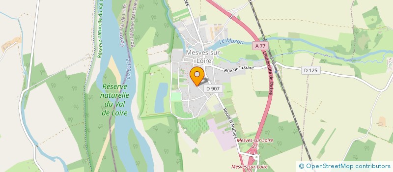 localisation de l'entreprise MONSIEUR PIERRE PIGET à MESVES-SUR-LOIRE