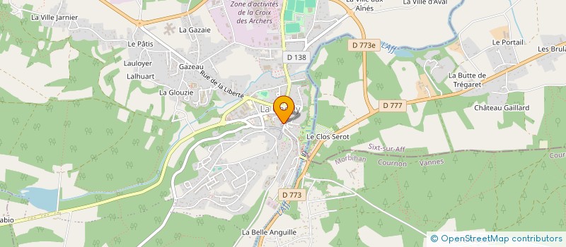 localisation de l'entreprise MONSIEUR PIERRE PIGNON à LA GACILLY