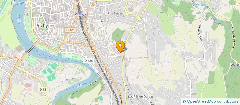 localisation de l'entreprise MONSIEUR PIERRE PILIA à VICHY