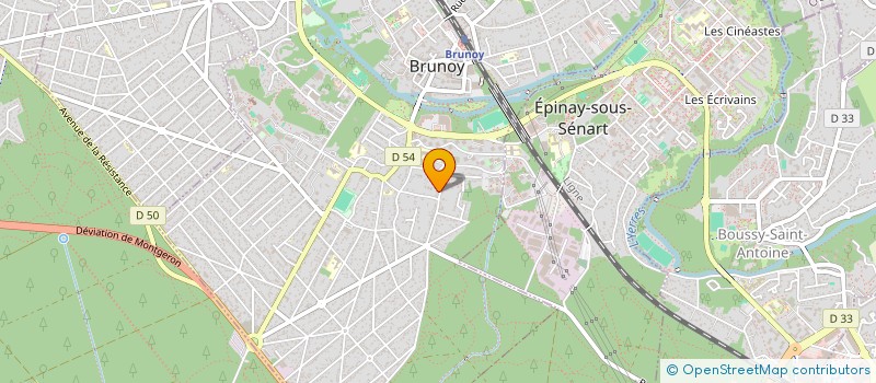 localisation de l'entreprise MONSIEUR PIERRE PILLOUD à BRUNOY